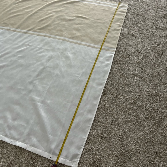 Great Bay Home Fabric Striped Shower Curtain 72” x 72” (NWOT) - Picture 6 of 7